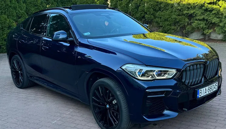 samochody osobowe BMW X6 cena 344400 przebieg: 107000, rok produkcji 2021 z Białystok